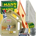MANN INSPEKTIONSPAKET+1x5L CASTROL 5W-30 MOTORÖL passend für VW GOLF VII SKODA