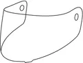 Nolan N60-5/64/63/62/G6.2/.1 Visier, klar, Einheitsgröße