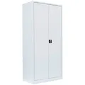 LÜLLMANN Stahlschrank 530357 signalweiß 92,5 x 50,0 x 195,0 cm, aufgebaut