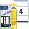 Avery-Zweckform Ordner-Etiketten L4761-25 61 x 192 mm Papier Weiß Permanent haftend 120 St.