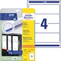 Avery-Zweckform Ordner-Etiketten L4761-25 61 x 192 mm Papier Weiß Permanent h...