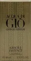 💝 Giorgio Armani ACQUA DI GIÒ Absolut Instinct EdT 40 ml OVP/NEU - RARITÄT