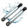 LICHTBLAU 2x SUSPA Stoßdämpfer für Miele Waschmaschine 4500826 4151285 I Farbe Silber I für Bosch 107654, 105523, 118869 I Vibrationsdämpfer 8mm Bohrung 120N Ersatzteil Waschmaschinendämpfer