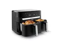Tefal Heißluftfritteuse Jamie Oliver by Tefal Doppelkammer Heißluftfritteuse EY901, 2700 W, Zwei Schubladen, Sync-Funktion und 7 Garprogramme