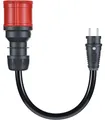 Adapter für Gemini flex 22 kW, CEE rot Drehstrom 32A > Haushaltssteckdose (schwarz, 30cm)