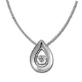 SilberDream Dancing Stone Tropfen SET Kette + Anhänger Zirkonia SILBER DSK101W