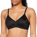 Triumph Damen BH Micro Fun N, ohne Bügel, ohne Polsterung, Verstellbare Träger, 80D, Schwarz