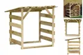 Holz Pergola Mit Dach 100x90x100 Cm Aus Imprägniertem Kiefernholz Für Garten