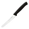 F. DICK ProDynamic Allzweckmesser mit Wellenschliff (Küchenmesser schwarz, Klingenlänge 11 cm, Universalmesser, Klinge X55CrMo14 Stahl, Härte 56° HRC)