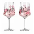 Ritzenhoff Spritzerglas, Grau, Rosa, Glas, 2-teilig, 544 ml, 9.3x22.5x9.3 cm, Fsc, Made in Germany, Essen & Trinken, Gläser, Weingläser, Weißweingläser