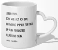 Papa Geschenk von Tochter Vater Tasse Vatertag Geburtstag Kaffeetasse Mann