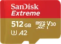 SanDisk Extreme 512GB microSDXC 190 MB/s UHS-I mit SD Adapter