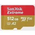 SanDisk Extreme - Flash-Speicherkarte (microSDXC-an-SD-Adapter inbegriffen)