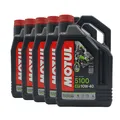 MOTUL 5100 SAE 10W-40 4T Motorradöl JASO MA2, API SM, API SL, 5x4 Liter