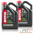 MOTUL 2x 4 L LITER 5100 4T 10W40 MOTORÖL MOTORRADÖL 4-TAKT