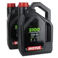 Motul 5100 10W-40 Motoröl 4-Takt 10W40 4T Öl JASO MA2 API SP 104068 8Liter 8L