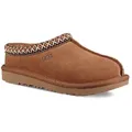 UGG K TASMAN II Hausschuh, Plateau Clog, Mule, Pantoffel mit Lammwolle braun 35 EU (3 US)