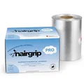 HairGrip PRO - erste rutschfeste Aluminium Strähnenfolie - Rutschfest 13cm breit, 75m lang, Mega Reißfest, 1 Stück