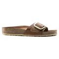 BIRKENSTOCK MADRID BIG BUCKLE Pantolette Sandale Sandalette braun cognac schmal