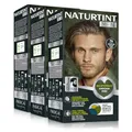 Naturtint Men | Permanente Haarfarbe Ohne Ammoniak Speziell für Männer | 100% Grauabdeckung | Haare und Bart | Natürliche und Langanhaltende Farbe | Natürliche Inhaltsstoffe | 7N Haselnussblond | Pack
