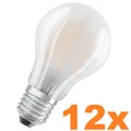 12er Aktions Set OSRAM E27 LED Lampe STAR RETROFIT matt 6,5W wie 60W neutralweiß