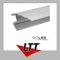 ISOLED LED Treppenprofil STAIRS13, eloxiert 200cm