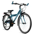 Bergsteiger Sydney 24 Zoll Kinderfahrrad, geeignet für 8, 9, 10, 11 Jahre, StVZO, Shimano 6 Gang-Schaltung, Jungen-Fahrrad mit Dynamo-Licht