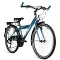 Bergsteiger Sydney 20, 24 Zoll Kinderfahrrad, geeignet für 6, 7, 8, 9 Jahre, StVZO, 6 Gang-Schaltung, Jungen-Fahrrad mit Dynamo-Licht