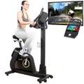 Skandika Liege-Ergometer/Ergometer Cykling P14 / P8-H Comfort | Heimtrainer Fahrrad mit Touchscreen, Multimedia Computer, bis 150 kg, Bluetooth, App-Verbindung, Kinomap | Fitnessbike für Zuhause