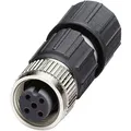 Phoenix Contact 1641688 Sensor-/Aktor-Steckverbinder, unkonfektioniert M12 Buchse, gerade Polzahl Sensoren: 4 1 St.