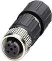 Phoenix Contact 1641688 Sensor-/Aktor-Steckverbinder, unkonfektioniert M12 Buchse, gerade Polzahl Sensoren: 4 1 St.