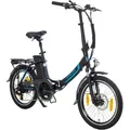 smartEC E-Klapprad Camp-20D E-Bike 20 Zoll Schwarz