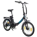 smartEC Camp 20D Pedelec Klapprad 20 Zoll 250W Hinterradmotor 36V 15,6Ah Li Ion Akku bis 25 kmh Tretunterstützung Faltrad Reichweite bis 100 km Schwarz