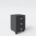 Minecraft Rollcontainer Minecraft, Schwarz, Holzwerkstoff, Gaming, 3 Schublade(n) Schubladen, 40x58x51 cm, umfangreiches Zubehör erhältlich, Arbeitszimmer, Container, Rollcontainer