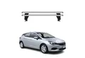 OMAC Dachträger Menabo Grundträger für Opel Astra K 2016-2023 Querträger Silber ABE (2-St), Wasserbeständig,Abnehmbar,Multifunktional,Leichtgewichtig