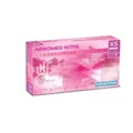 ARNOMED Nitril Magnolia Pink Einmalhandschuhe, puderfrei, pink 387-S , 1 Packung = 100 Stück, Größe S