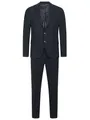 JEFF Herren JFMiller Anzug 2-teilig Sakko Hose Bundle | elastischer Herrenanzug Regular Fit für Männer Black, 52