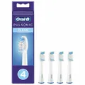 Oral-B Pulsonic Clean Aufsteckbürste - Weiß, 4 Stück ohne BLISTERPACKUNG