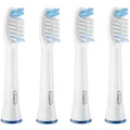 Oral-B Pulsonic Clean (4er) Zahnbürstenkopf Ersatzbürsten weiß Indikatorborsten