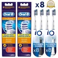 Oral-B TriZone iO Aufsteckbürsten 4/8er Pack Sensitive Precision Clean 3D White