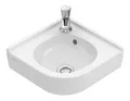 Villeroy & Boch O.novo Handwaschbecken mit Überlauf 400 x 320 x 145 mm - Weiß Alpin - 73103201
