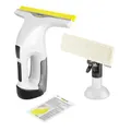 Kärcher Akku-Fenstersauger WV 5 Ultra Care, Akkulaufzeit: 45 min., Xtra!Flex® Silikonlippe & 360° Comfort!Clean, verstellbare Sprühflasche mit Mikrofaser-Wischbezug, 20 ml Fensterreiniger, USB-C-Port