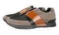 PRADA SNEAKER SCHUHE 4E2572 BRAUN GRAU SCHWARZ COGNAC LEDER PRAX01 9 43