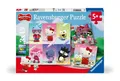 Kinderpuzzle 3x49 Teile - Hello Kitty - Abenteuer in Cherry Town Spiel 12001035