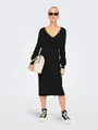 ONLY Strickkleid ONLKATIA LS V-NECK DRESS NCA KNT