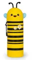 Legami - Kawaii 2-in-1 Schulmäppchen aus Silikon Bee „Bee Different“, Tisch ...