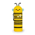 Legami – Kawaii School Pencil Case 2 in 1 Soft Silicone, Table Pen Holder, Zippe