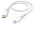 Hama Ladekabel USB-C>Lightning (1,5m) 00201603 (weiß) Lightning-Datenkabel