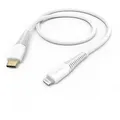 Hama Usb-ladekabel  Usb 2.0 Apple Lightning Stecker, Usb-c® Stecker 1.50 M Weiß  00201603