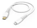 Hama 201603 Lightning auf USB C Männlich 1,5 m  Weiß